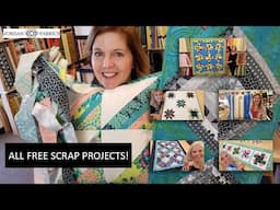 USE SCRAPS! EVERY Free Scrap Pattern From Donna!