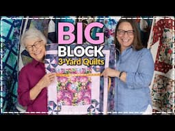 8 NEW Easy Quilt Patterns with BIG BLOCKS! 🧵