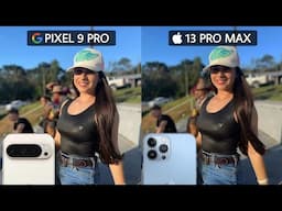 Google Pixel 9 Pro VS Iphone 13 Pro Max  *Camera Comparison* ⚡ Best Camera Phone Under 90000?