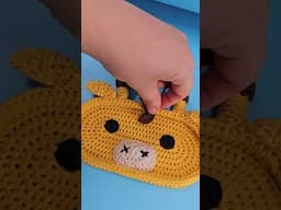 🦒 Crochet Giraffe Glasses Holder 🧶🕶️:#CrochetGiraffe #GlassesHolder #CrochetDecor #AmigurumiLover