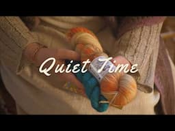 Quietly knitting, spinning, and weaving - a relaxing vlog 🧶