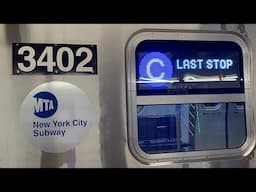R211A (C) train [Mixed Base/Option Order] arrives at 168th Street
