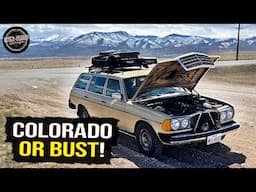 Will it drive 800 miles?! Diesel Mercedes adventures!