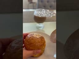 Cruffin from 85°C Bakery—flaky, creamy, and so good! A must-try treat! #Shorts #FoodieFinds