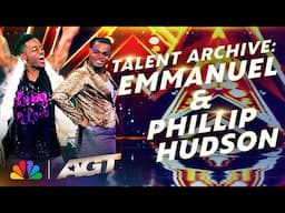 From the AGT Archives: Howie's Unexpected Golden Buzzer for Emmanuel & Phillip Hudson | AGT | NBC
