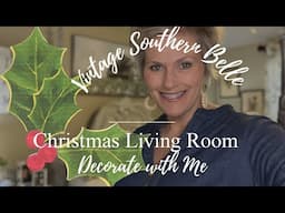 Christmas Decorate with Me/ Mantle Decorating for Christmas 2024/ A spin on Ralph Lauren Christmas