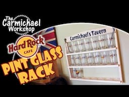 Make a Pint Glass Display Rack
