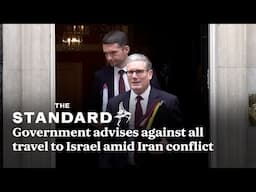 UK government advises against all travel to Israel amid Iran conflict