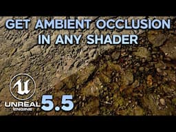 Fake Ambient Occlusion in Unreal Engine 5 – Add AO Texture to Any Shader!