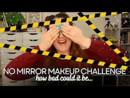 NO MIRROR MAKEUP CHALLENGE! Cruelty Free & Affordable Makeup Challenge Tag *how bad could it be?!*