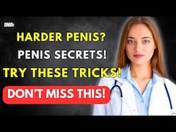 If your PENIS won’t get HARD, do this...