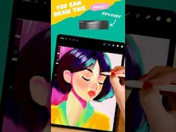 Expressive Portrait Painting in Procreate #artwithflo #procreatetutorial