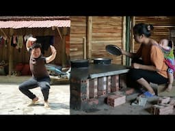 Ly Thi Di Built Her Own Stove – Zim Returns After Days of Being Sick and Seriously Ill