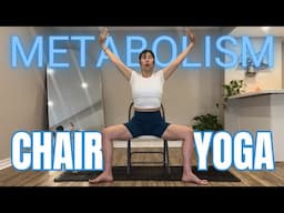 16 Mins Chair Yoga for Weight Loss & Metabolism