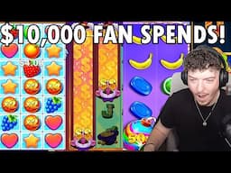 $10,000 FAN SPENDS MY BALANCE *LIVE*