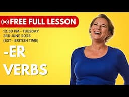 French -ER Verbs Quiz | Free Full Live Lesson