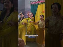Haldi Ceremony Ended Up With Dance #shorts #trending #youtubeshorts #shortsvideo #minivlog #ytshorts