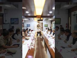 PM Modi convenes a meeting with ministers and senior officials in Ahmedabad | #shorts