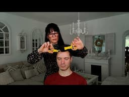Reiki Treatment - Scissors Sounds & Visuals For Deep Relaxation ASMR