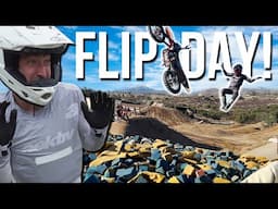 I BACKFLIPPED A DIRT BIKE!!