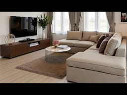 Trendy Modern Living Room Decorating Ideas 2025 Stylish Sofa Designs | Elegant Home Interior Design