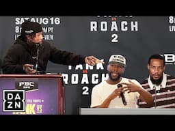 MAYWEATHER IN ROACH'S CORNER! Gervonta FURIOUS As Floyd Shows To Support Lamont At Press Conference