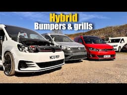 Vw caddy Hybrid bumpers & grills (how I make them)