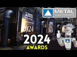 Custom Industrial Trophies Built for Metal Supermarkets 2024 Awards!