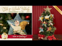 Introducing: Star of Wonder Nativity Ornament Club | Shabby Fabrics