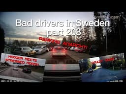 Bad Drivers in Sweden #203 Traffic cheaters are the worst!