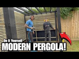 A Glimpse Of How I Installed This Modern Style Pergola
