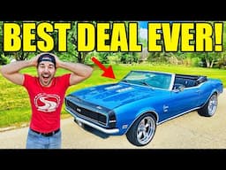 I Bought A FIRE SALE 68 CAMARO RS/SS & Fixed It For $300! Previously Sold At Mecum For $45,000!