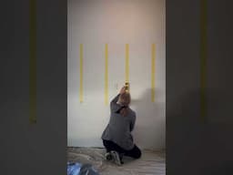 Painted Accent Wall using Manor Borne Wall Paint by Amy Howard at Home! @BrassWalnut #wallpaint