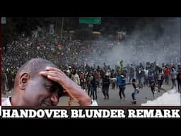 I will Not Hand Over - Ruto's Remarks Take Kenyans Back To The streets