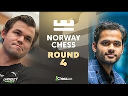 Norway Chess 2025 Rd 4: Catch 'Madman' Arjun v. Magnus In An Epic Match!