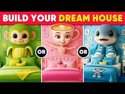 Would You Rather - Build Your BRAINROT ANIMALS House 🏡😱🐵🍌 Daily Quiz