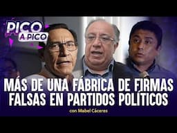 Más de una fábrica de firmas falsas en partidos políticos | Pico a Pico con Mabel Cáceres