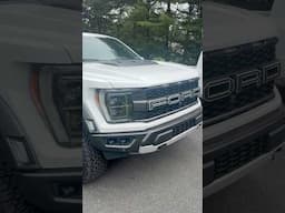 My Raptor Hood is Trashed #raptor #damage #roadhazzard #fordraptor #2023fordraptor