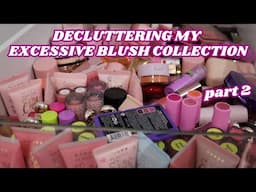 DECLUTTERING MY EXCESSIVE BLUSH COLLECTION | part 2 | makeupwithalixkate