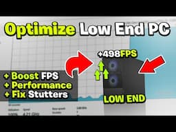 Optimizing a Low-End PC for 240 FPS 🎮 | Insane Performance Boost!