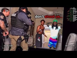 10 Times Streamers Got SWATTED LIVE...