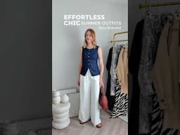 Summer outfit ideas = effortlessly chic 🤍 #summerfashion #summeroutfits #styleinspo #stylesquad