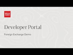 Getting started with the Foreign Exchange API