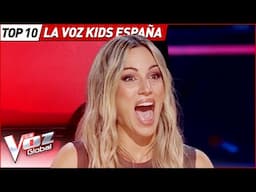 Top 10 Teceras Audiciones a Ciegas de La Voz Kids España 2025