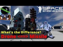 Drone or Missile? - Space Engineers - Giveaway