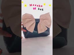 cute & pintresty bag from meesho 🎀 #shorts