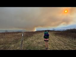Appalachian Trail Thru Hike | Day 56 | Double Trouble Today: A Fire & an Injury That Has Me Limping