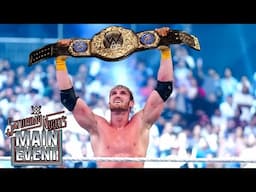 Logan Paul Wins World Heavyweight Championship Jey Uso WWE SNME 24 May 2025 Highlights