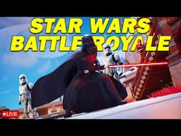 🔴 LIVE - LAST DAY TO PLAY STAR WARS FORTNITE BATTLE ROYALE! - THE GRAY JEDI