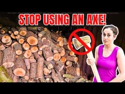 DON'T split wood with an axe until you’ve watched THIS!